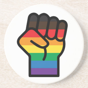 Porta-copos Gay Pride Fist