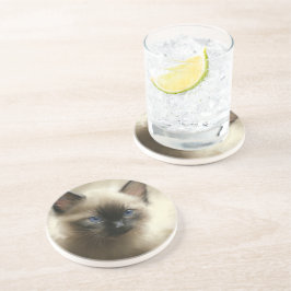 Porta-copos Gaze Da Inocência Do Retrato De Cristóvão Siamês