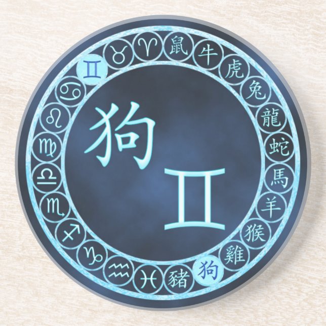 Porta-copos Gemini/Cão (Frente)