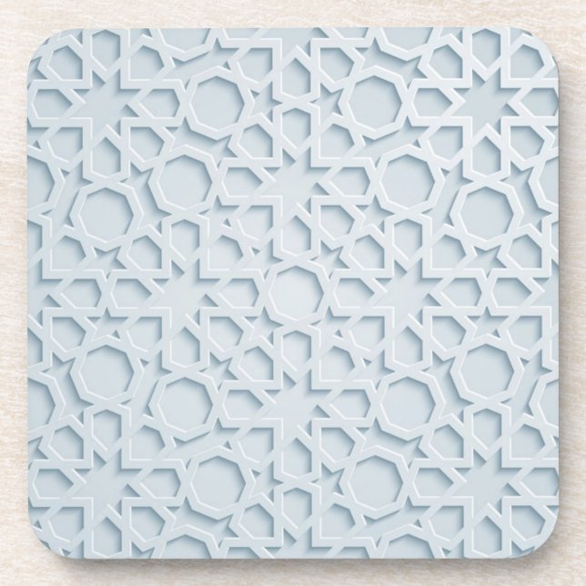 porta copos geométrica marroquina islâmica do (Frente)