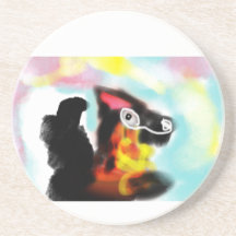 German Shepherd  colorful