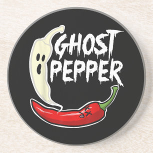 Porta-copos Ghost Pepper Funny Spicy Hot Halloween Peppe