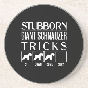 Porta-copos Giant Schnauzer Tricks, Gigante Engraçado, Schna