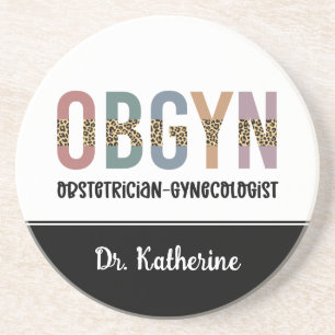 Porta-copos Ginecologista Obstetra OBGYN Personalizado