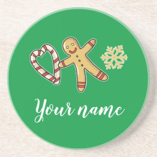 Porta-copos Gingerbreadman Love