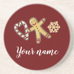 Porta-copos Gingerbreadman Love