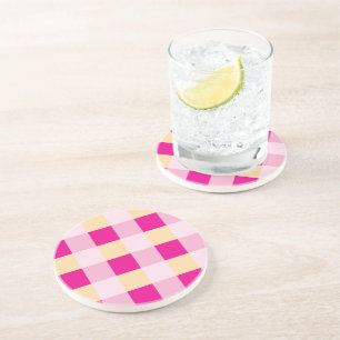 Porta-copos Gingham Pattern