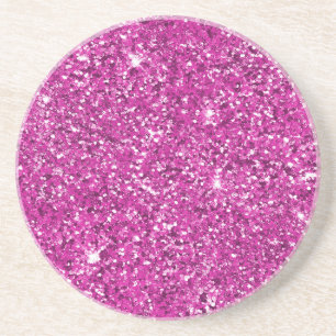 Porta-copos Girly Pink Glitter Ombre Sparkle