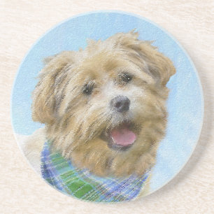 Porta-copos Glen of Imaal Terrier Painting - Arte Original de 