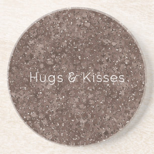 Porta-copos Glitor de Impressão Castanho-Leopardo-Castanho