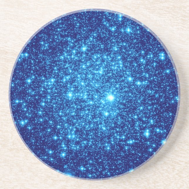 Porta-copos Glitter Astral Azul (Frente)