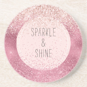 Porta-copos Glitz Rosa