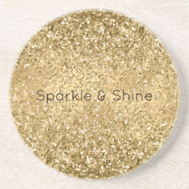 Porta-copos Glitzy Dourado Glam Glitter Sparkle