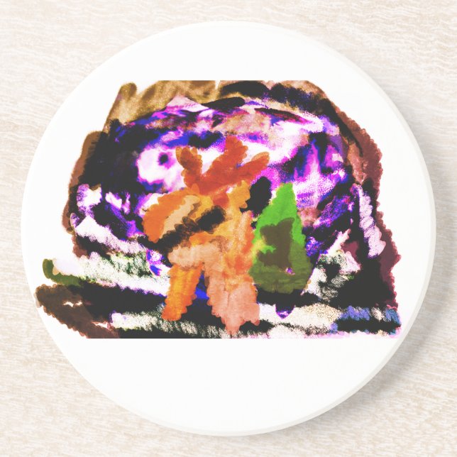 Porta-copos Globo de neve (Frente)