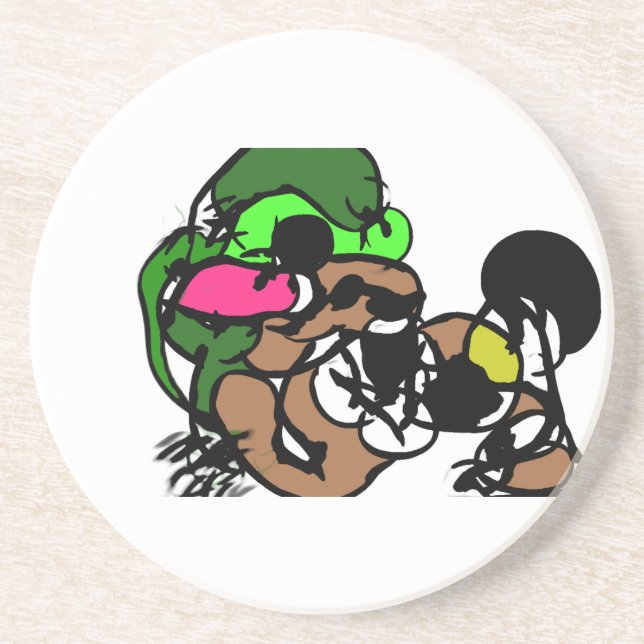 Porta-copos Goat é divertido (Frente)