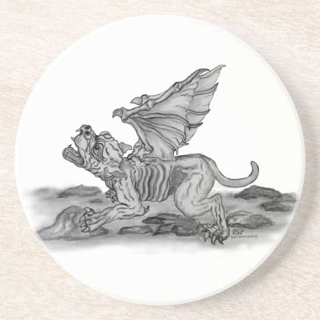 Porta-copos Golem Gargoyle (Frente)