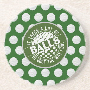 Porta-copos Golfe leva muitas bolas para jogar golfe como eu f