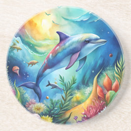 Porta-copos Golfinho Pintado