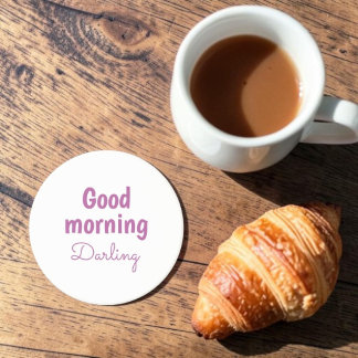 Porta-copos Good Morning Darling Sandstone Coaster