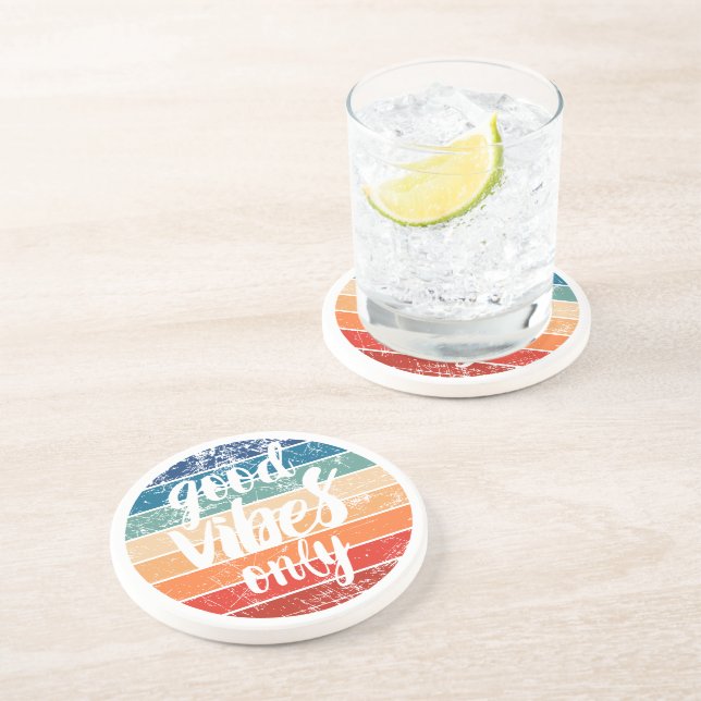 Porta-copos Good Vibes Only (Lateral)