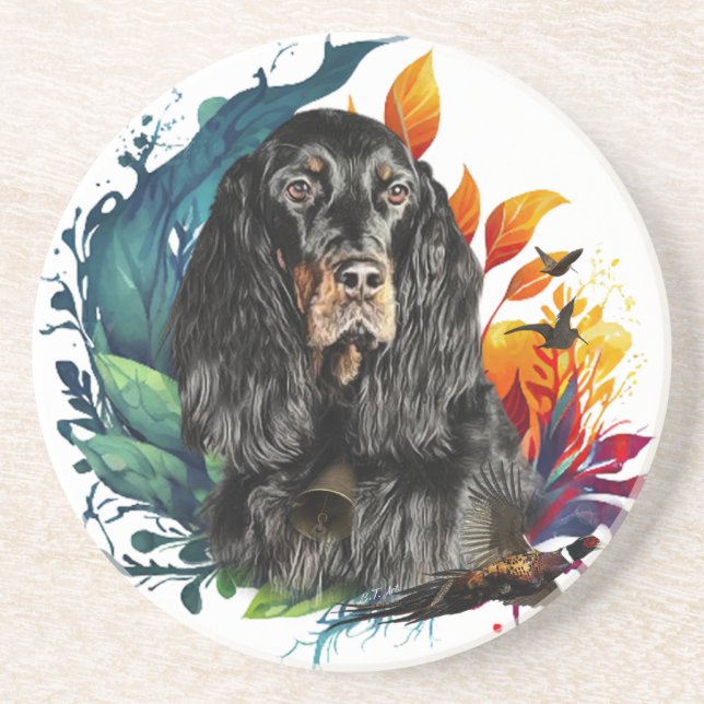 Porta-copos Gordon Setter (Frente)