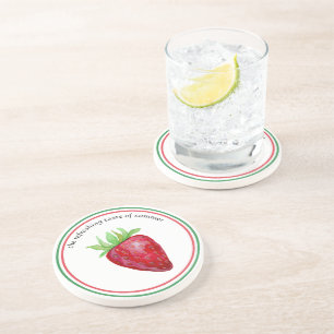 Porta-copos Gosto de refrescamento da Verão-Morango