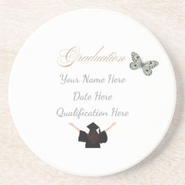 Porta-copos Graduação com Nome Personalizado Data e Qualificaç
