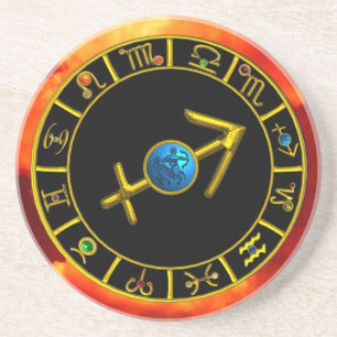 Porta-copos Gráfico de Astrologia JEWEL DO ANIVERSÁRIO ZODIA