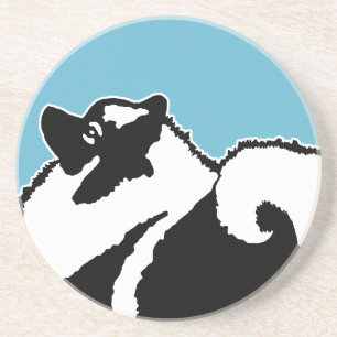 Porta-copos Gráficos Keeshond - Arte de Cachorro Original