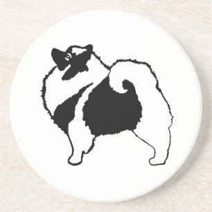 Porta-copos Gráficos Keeshond - Arte de Cachorro Original