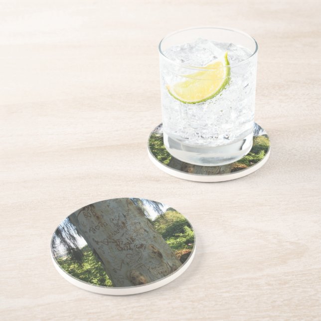 Porta-copos Grafite de árvore tailandês (Lateral)