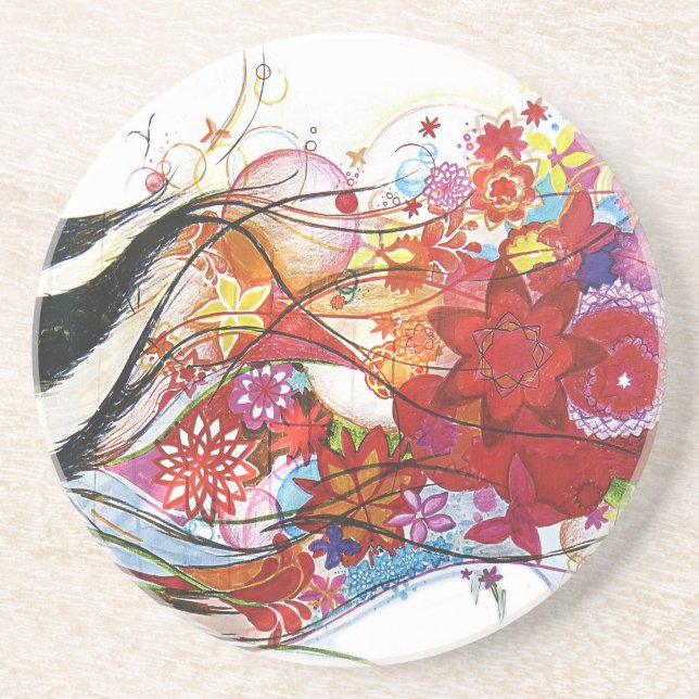 Porta-copos Graphic Sparrow (Frente)
