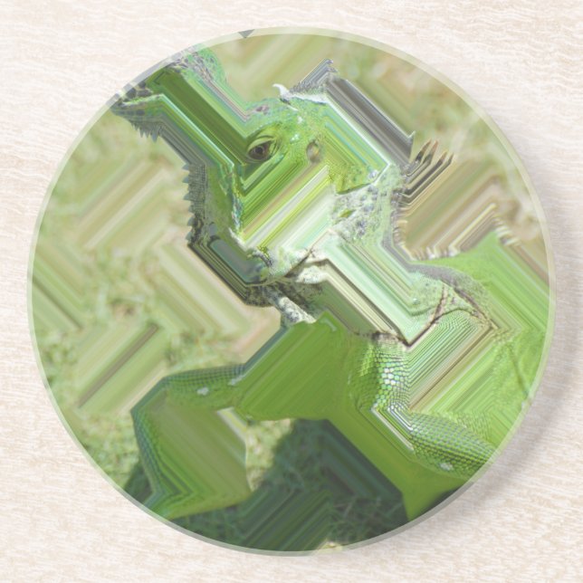Porta-copos Green Iguana (Frente)
