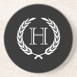 Porta-copos Grinalda preto e branco do louro