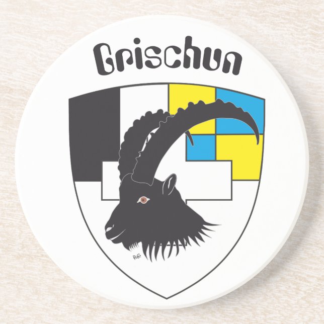 Porta-copos Grischun Svizra Untersetzer (Frente)