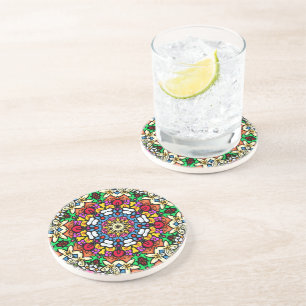 Porta-copos Groovy Funky Poder das Flores