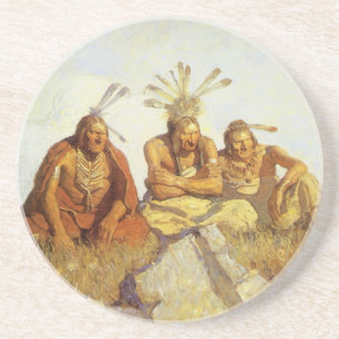 Porta-copos Guerra do vintage ocidental, dos guardiães ou paz