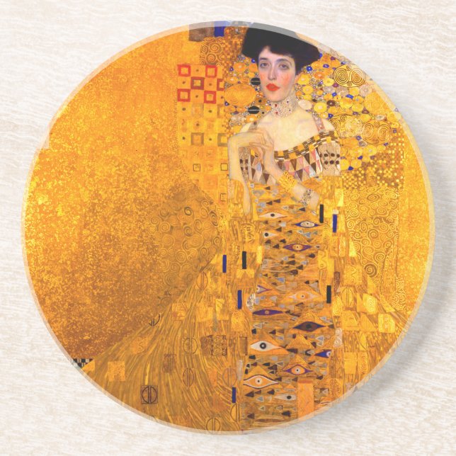 Porta-copos Gustav Klimt Retrato de Adele Bloch Bauer (Frente)
