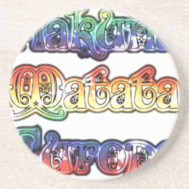 Porta-copos Hakuna Matata Europe Art Impressão/Graphic (Frente)