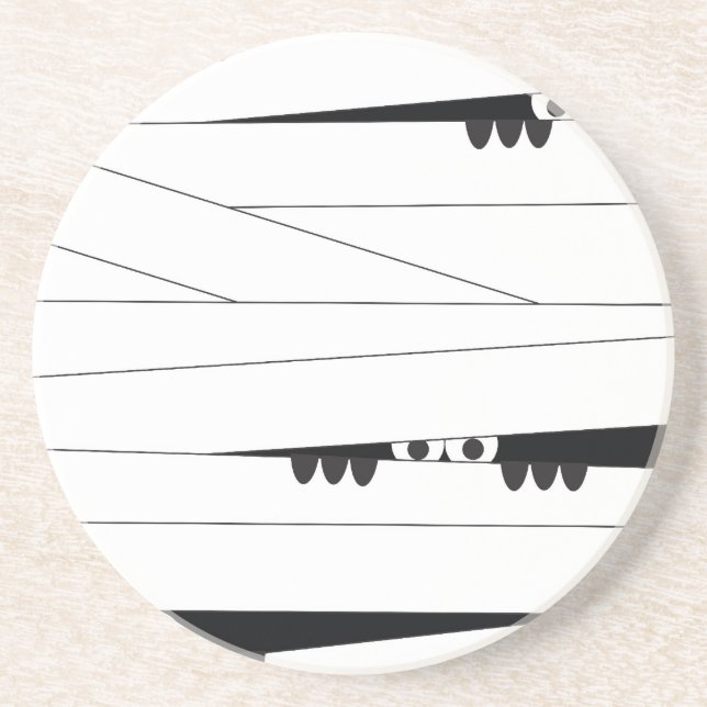 Porta-copos Halloween Peeking Mummy (Frente)