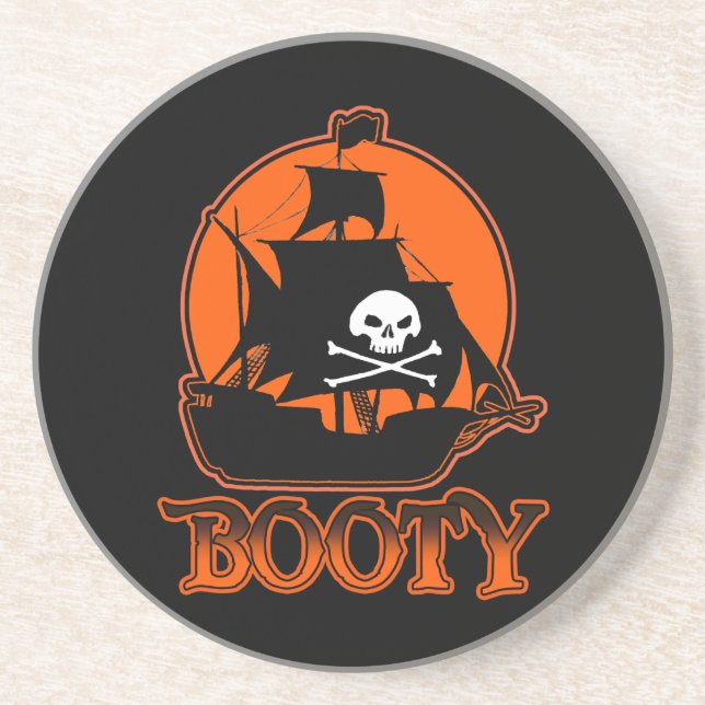 Porta-copos Halloween Pirate Booty (Frente)