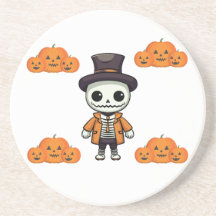 Halloween Skeleton Portas copos