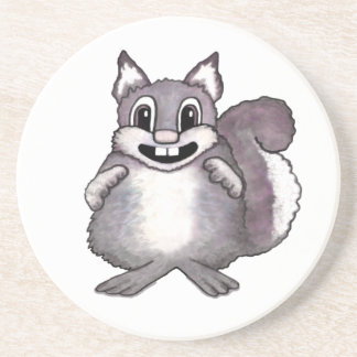 Porta-copos Happy Squirrel Cartoon Drawing 