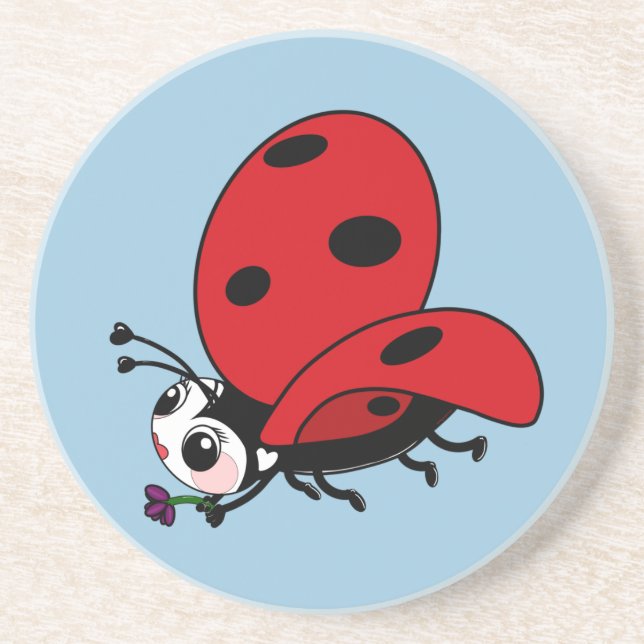 Porta-copos Happy Wings Ladybug (Frente)
