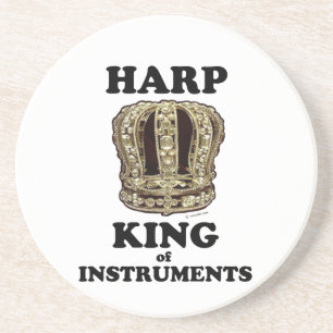 Porta-copos Harp King of Instruments