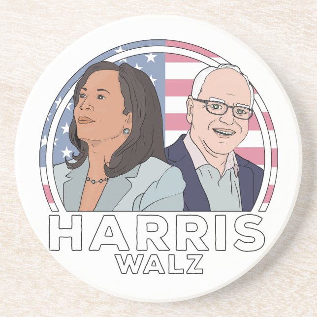 Porta-copos Harris Walz Election (Frente)