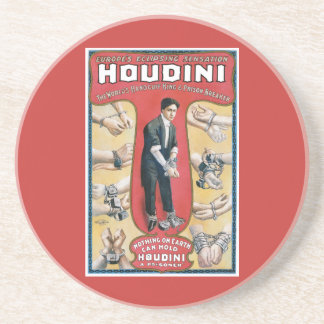 Porta-copos Harry Houdini Vintage Poster