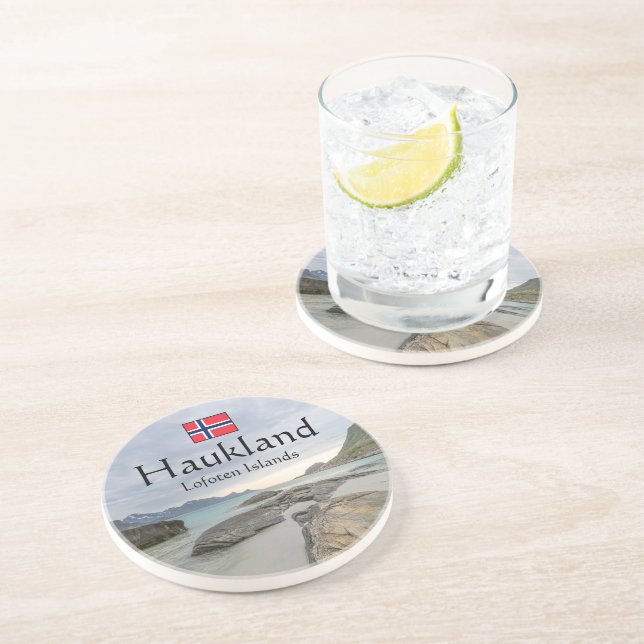 Porta-copos Haukland Souvenir (Lateral)