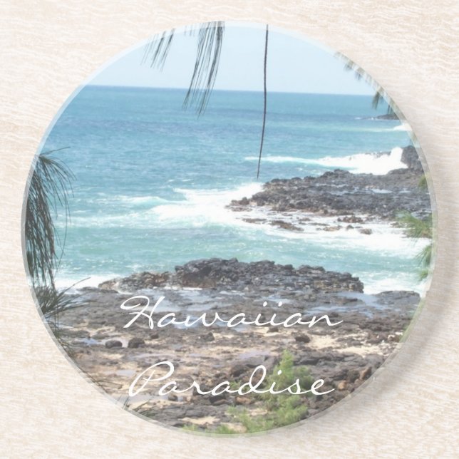 Porta copos havaiana do paraíso (Frente)