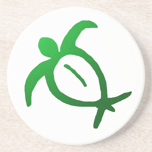 Porta copos havaiana do Petroglyph de Honu (Frente)